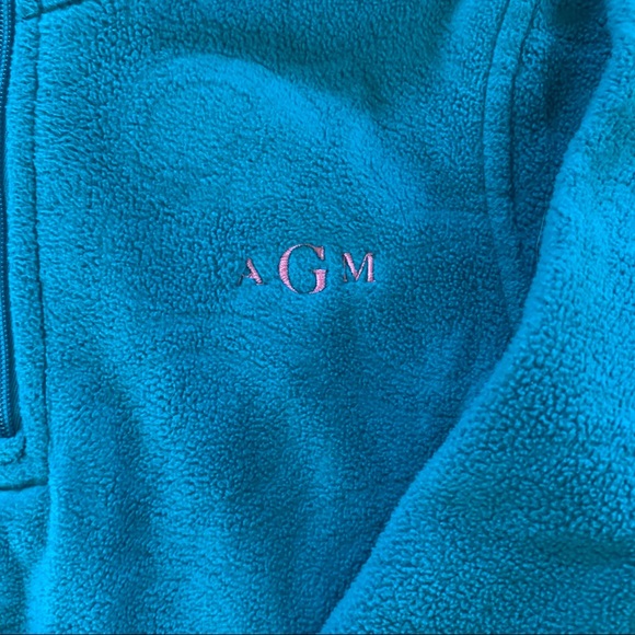 AGM monogramed Lands End Fleece - Picture 2 of 4